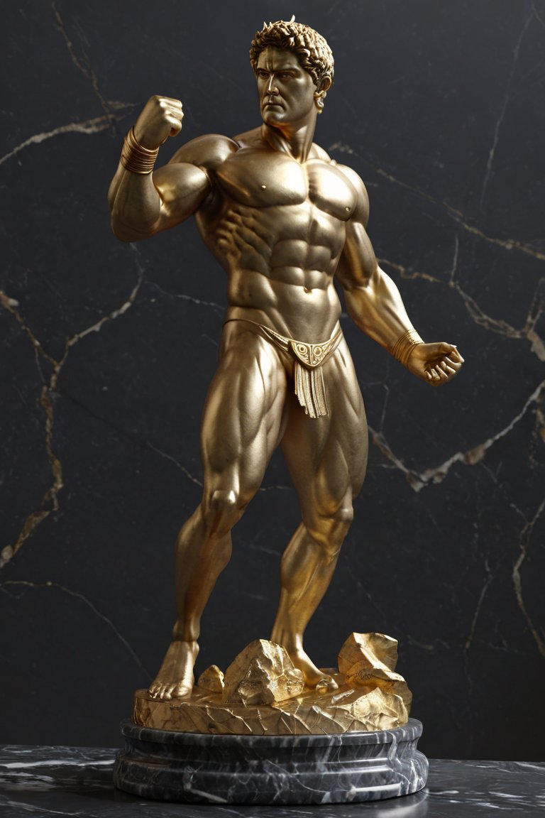 00007-13194670-A statue from a muscular greek god statue, dark marble, gilded accents, kintsugi cracks, 8k unreal engine render, photorealism.jpg